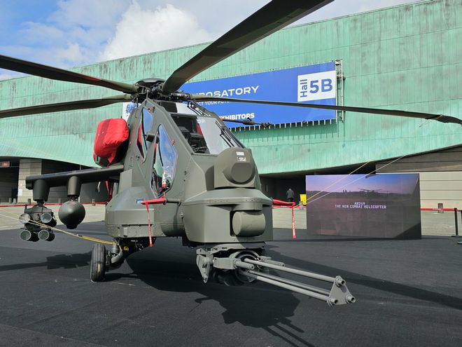 Pg电子游戏：意大利AW249攻击直升机首次公开亮相可满足未来30年的作战需求(图1)