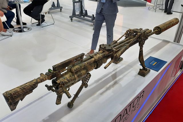 Pg电子游戏平台：乌克兰PG-145“暗夜猎手”反器材武器开发公司：这是步兵炮(图2)