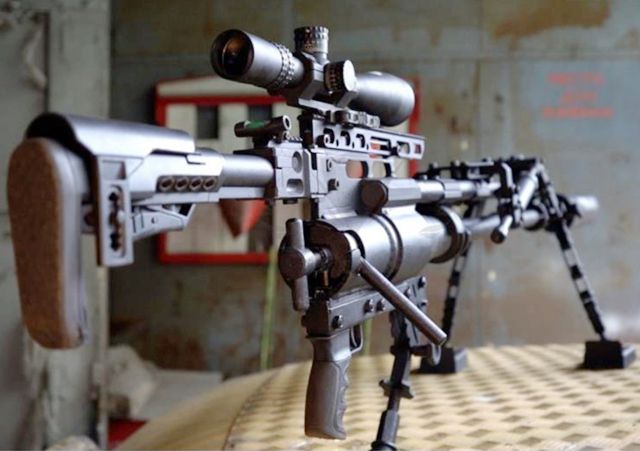 Pg电子游戏平台：乌克兰PG-145“暗夜猎手”反器材武器开发公司：这是步兵炮(图6)