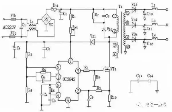 Pg电子游戏：超详细的常见电源电路图及原理讲解！(图4)