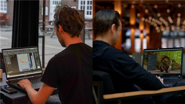 Pg电子游戏平台：微星在MSIology：龙魂铸造制霸战场新品发布会推出全新RTX50系列笔记本电脑(图9)