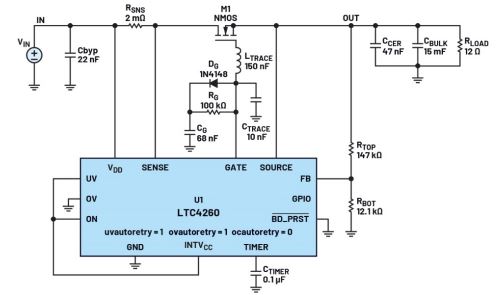Pg电子游戏平台：非常见问题解答第224期：热插拔控制器中的寄生振荡(图5)