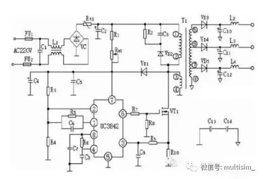 Pg电子游戏：常见电源电路图及工作原理讲解(图5)